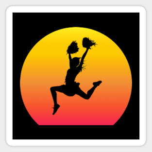 Cheerleader Sunset Magnet